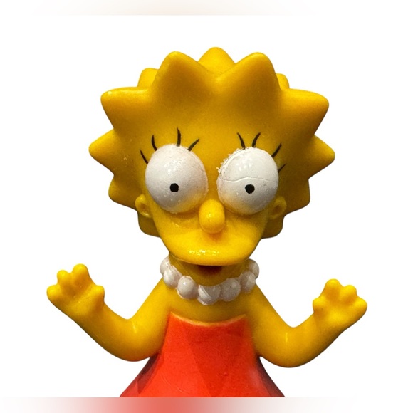 2001 Fox Burger King Lisa Simpson 3” PVC Figure - Picture 6 of 7